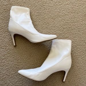 A new day white ankle sock booties